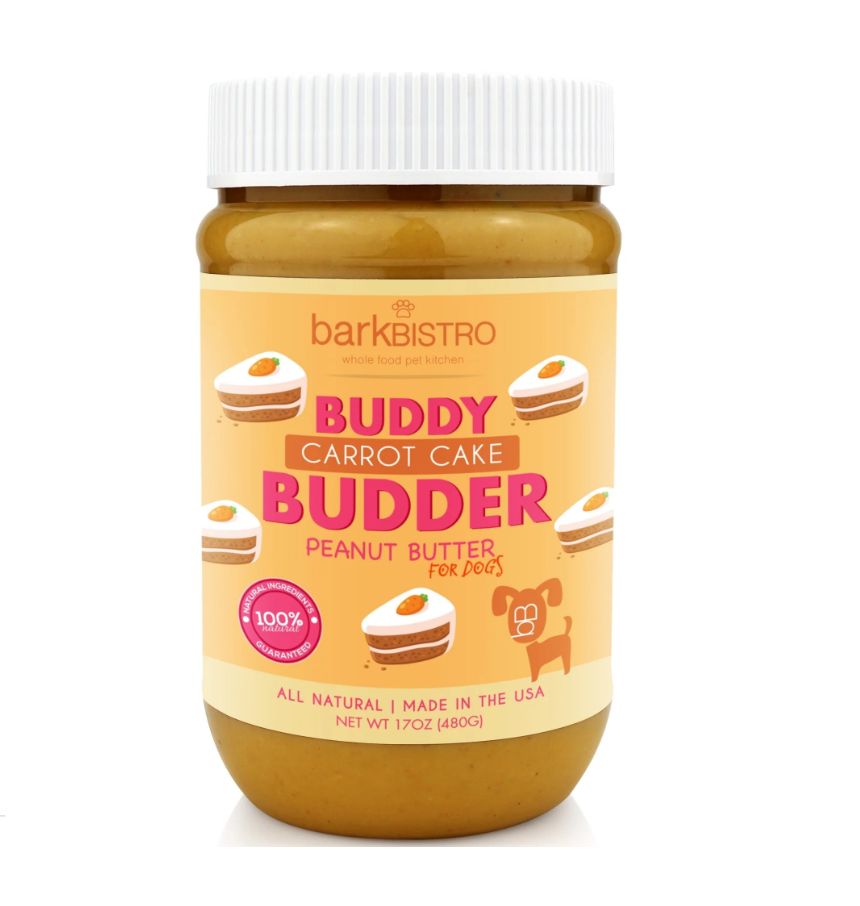 Bark Bistro, Carrot Cake Buddy Budder Dog Peanut Butter - 17 oz