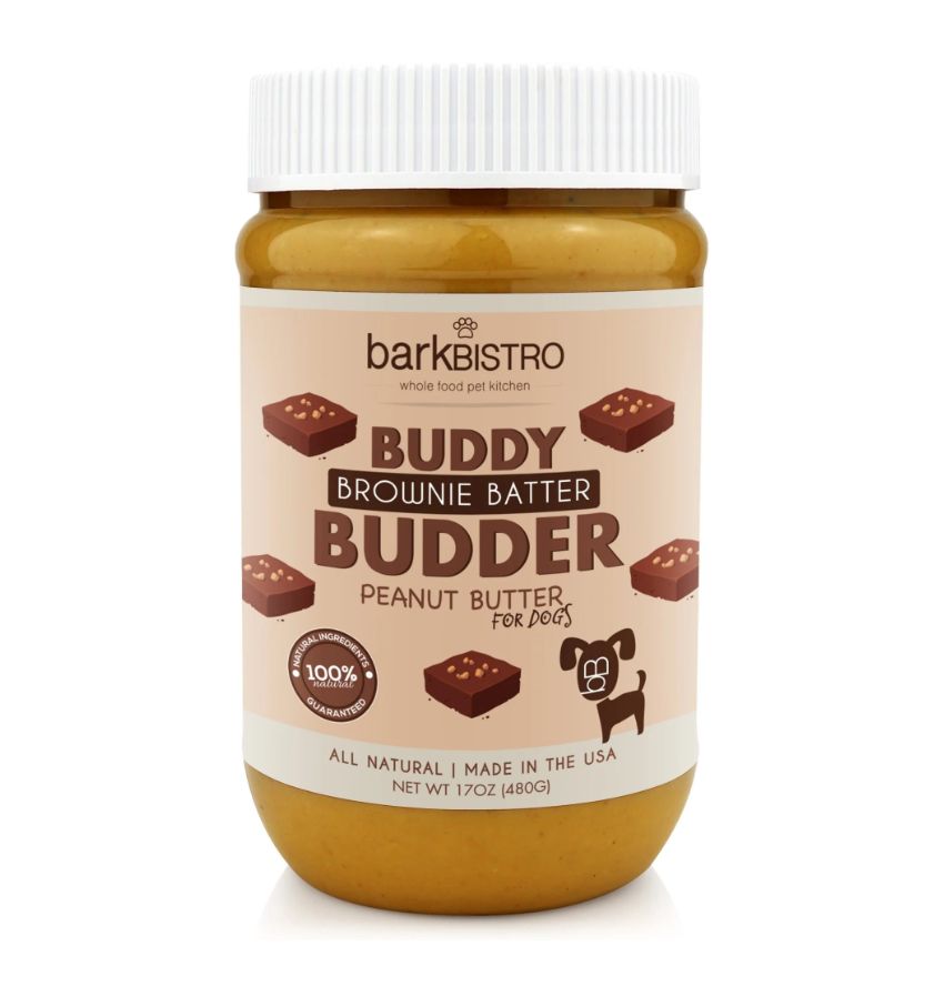 Bark Bistro, Brownie Batter Buddy Budder Dog Peanut Butter - 17 oz