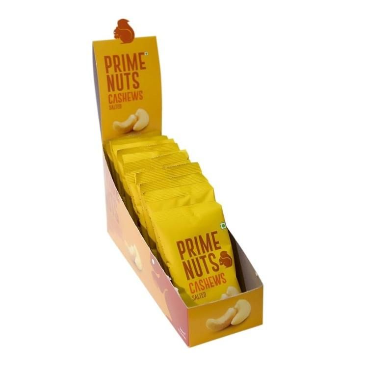 Prime Nuts, Salted Cashew Nuts - 20g x 12