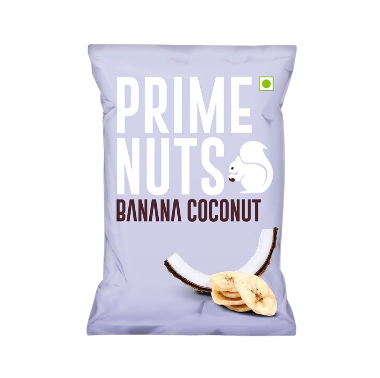 Prime Nuts, Banana Coconut Chips - 50g x 24