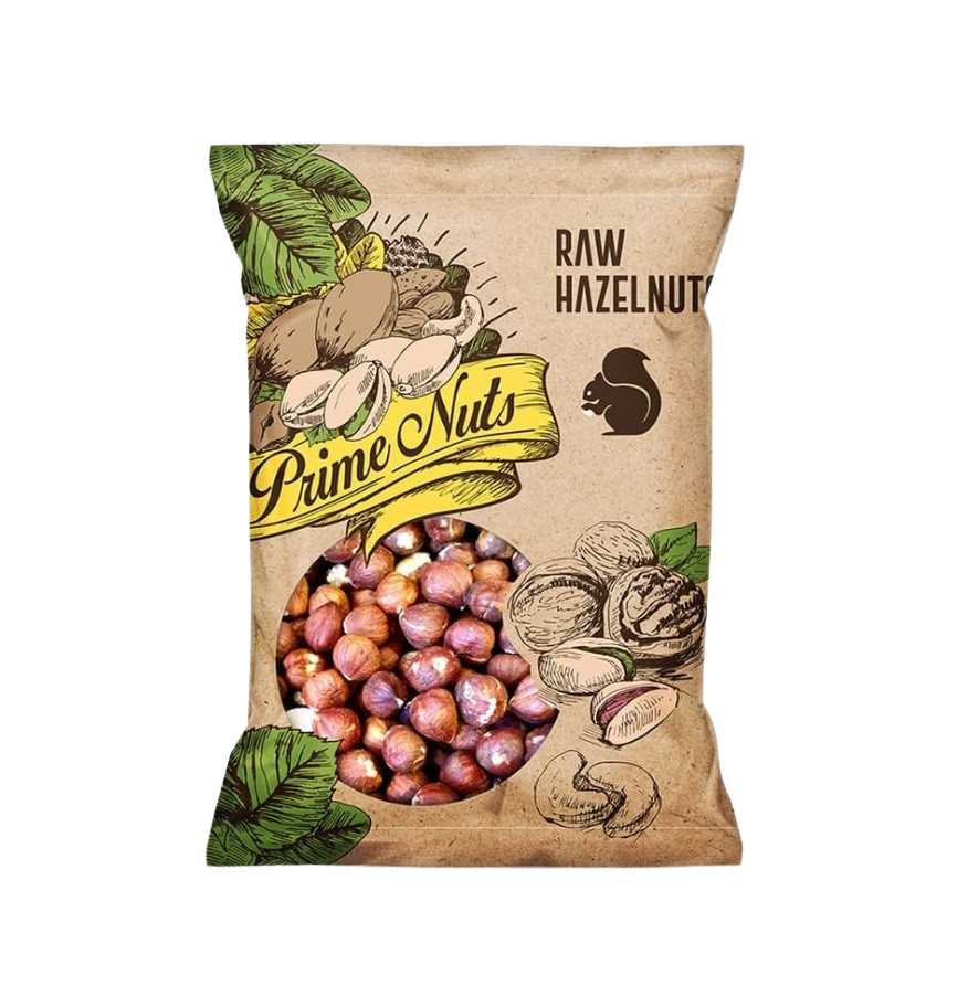 Prime Nuts, Raw Hazelnuts - 175g x 24