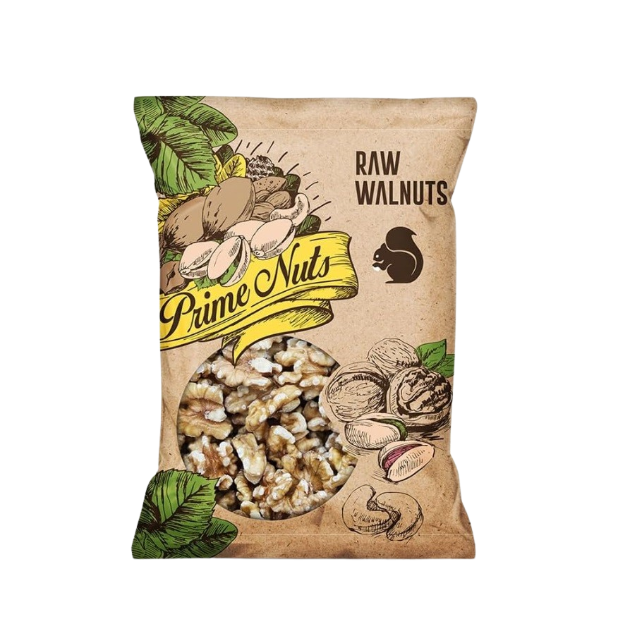 Prime Nuts, Raw Walnut - 150g x 24