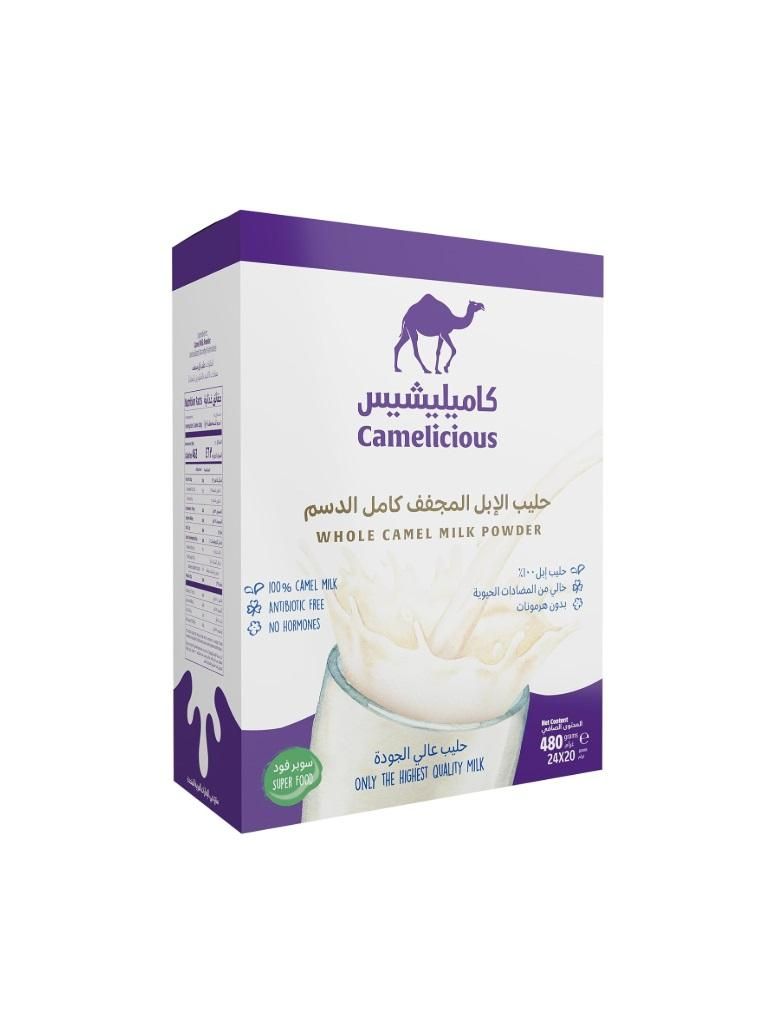 Camelicious Camel Milk Full Cream Powder - 20g x 24 sachet