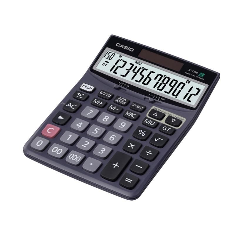 Casio Calculator, DJ-120D, 12 Digits