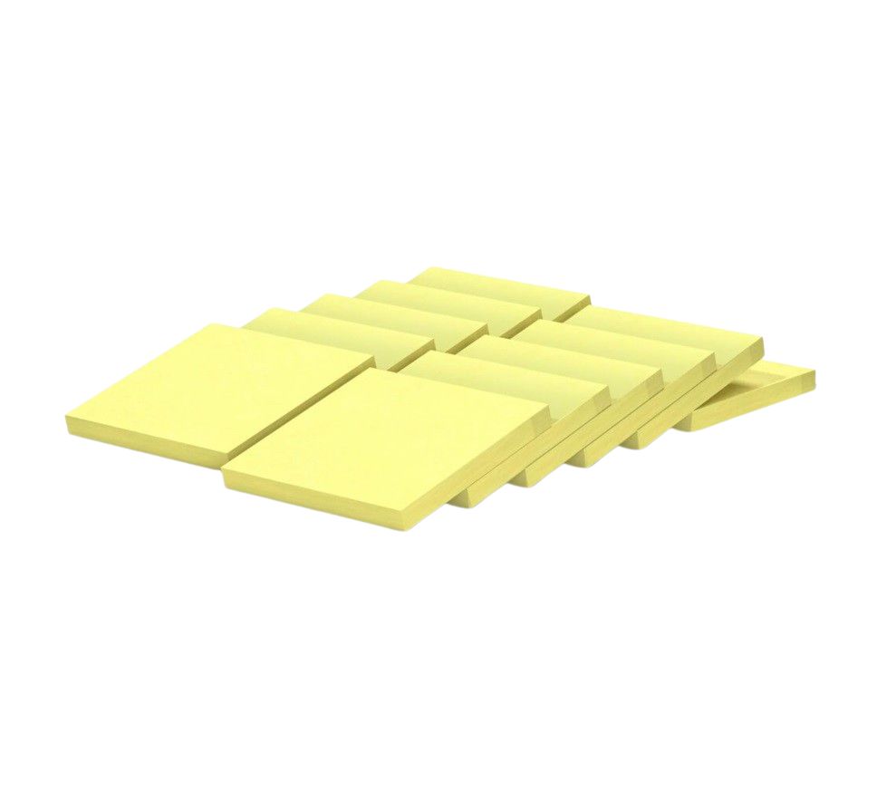 Sticky Notes, 3x3 in, 100 Sheets x 12