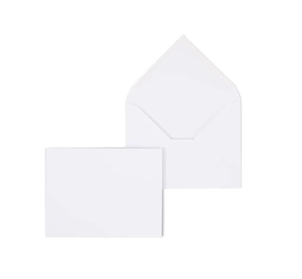 Envelope, White 4x3 Inches - 50 Pieces