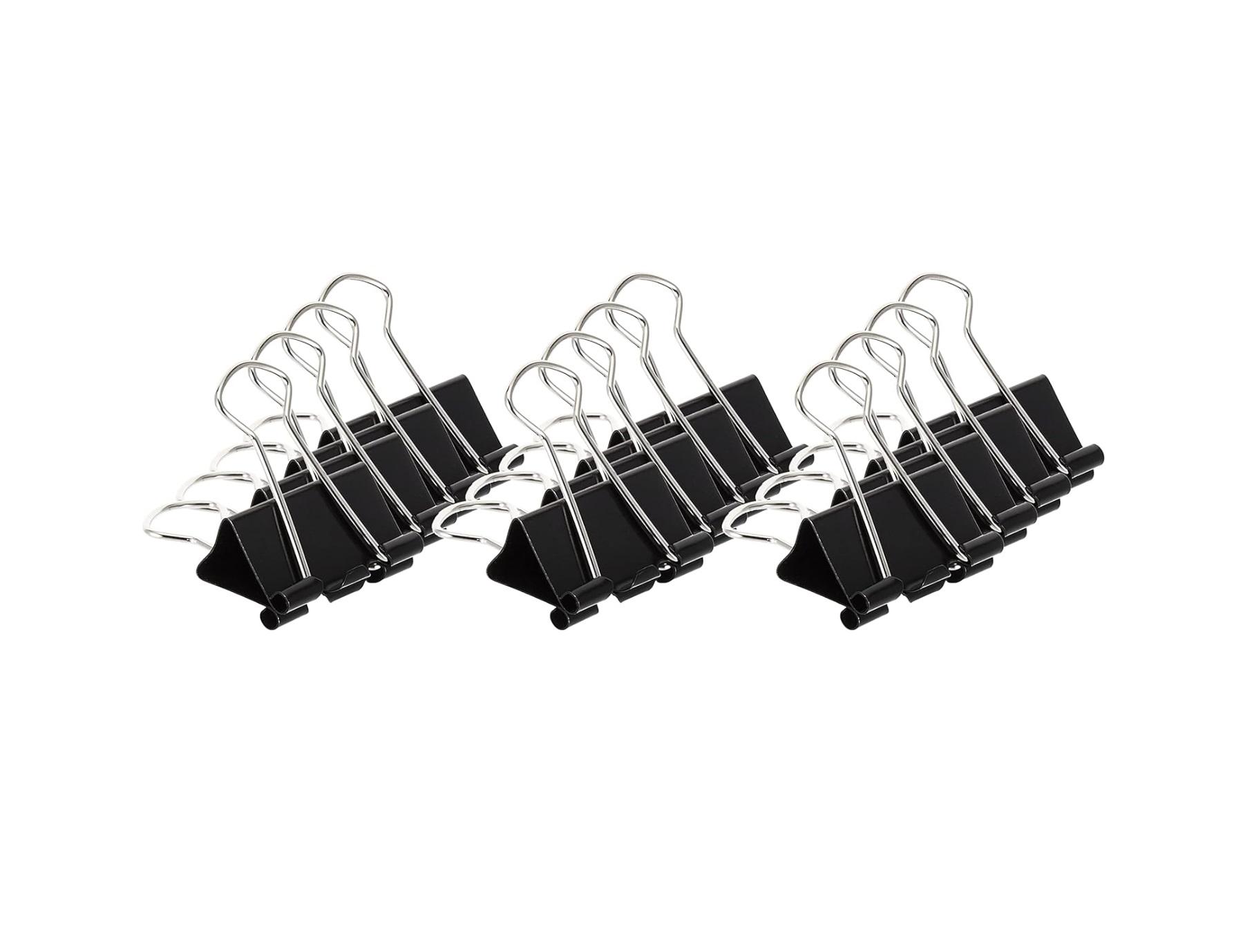 Partner Binder Clips, 25 mm - 12 Pieces
