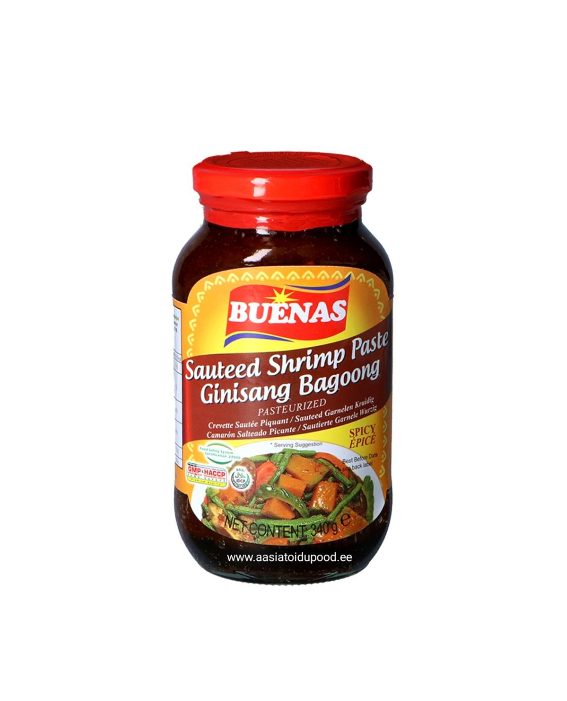 Buenas  Sauteed Shrimp Paste, Spicy - 340g