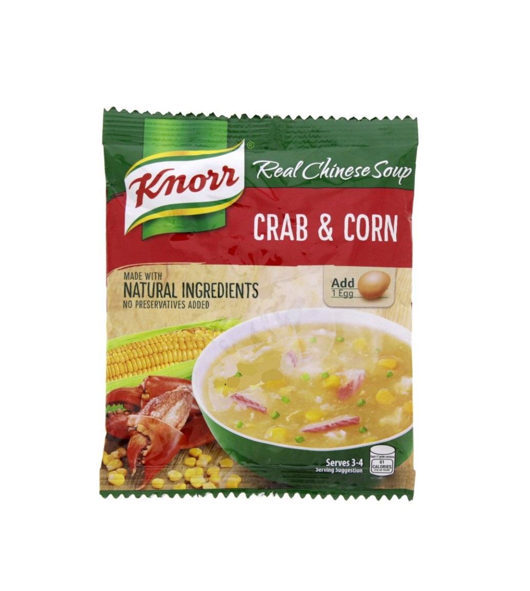 Knorr Crab & Corn Soup, Real Chinese Style - 55g