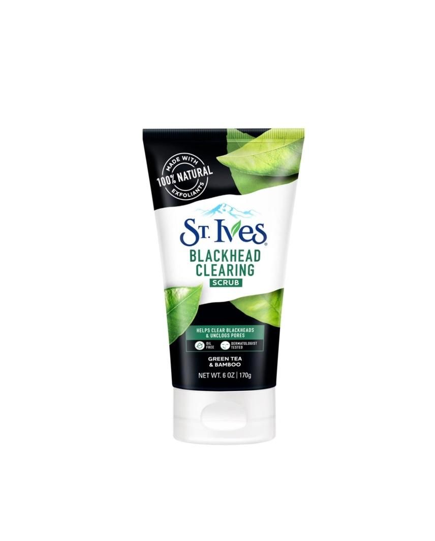 St. Ives Blackhead Clearing Green Tea & Bamboo Face Scrub - 170g