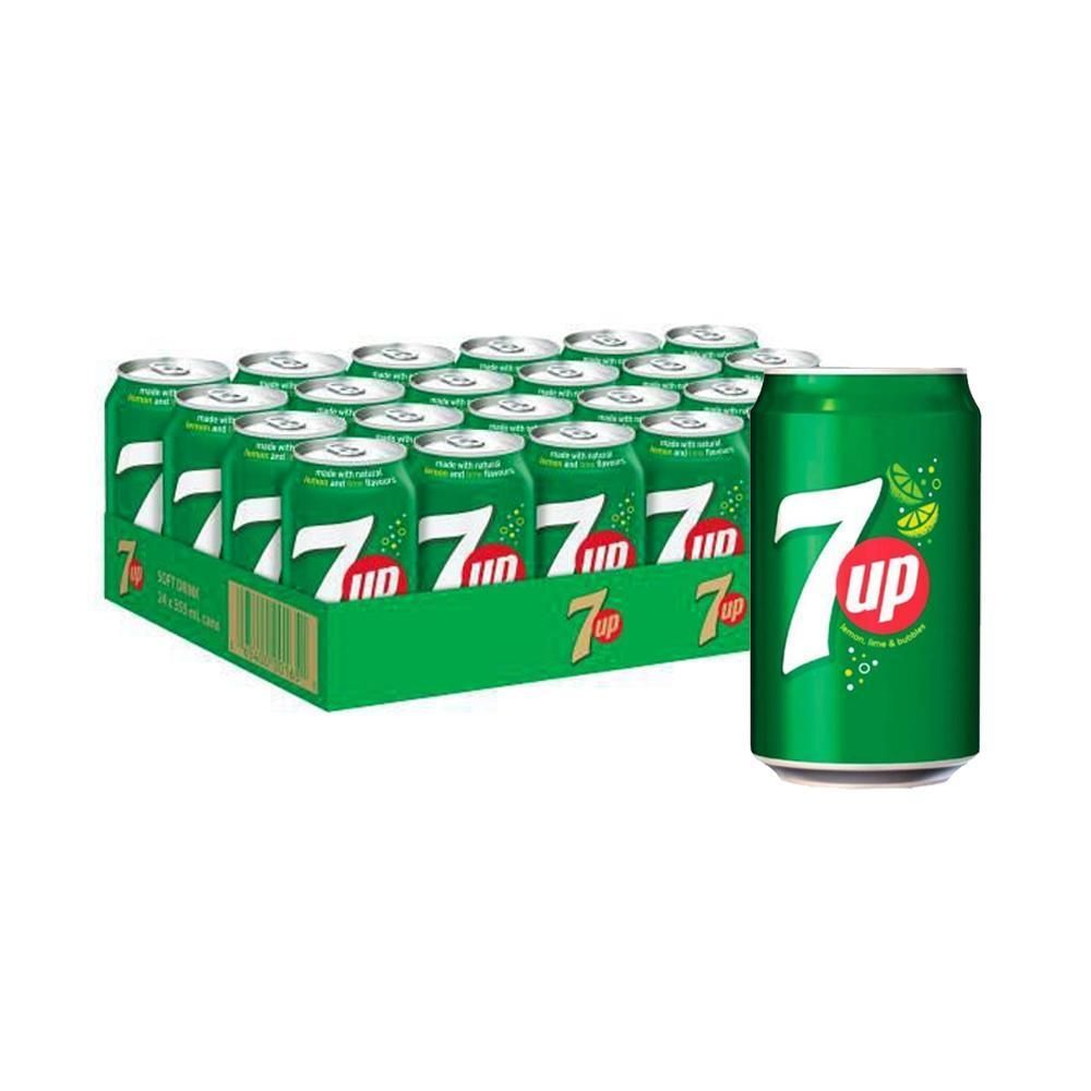 7Up Regular, Can - 300 ml x 24