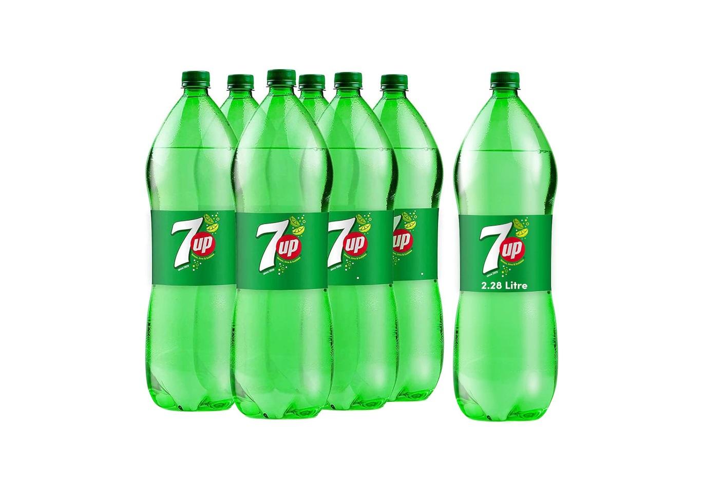 7Up Regular, PET Bottle - 2.28 Liter x 6