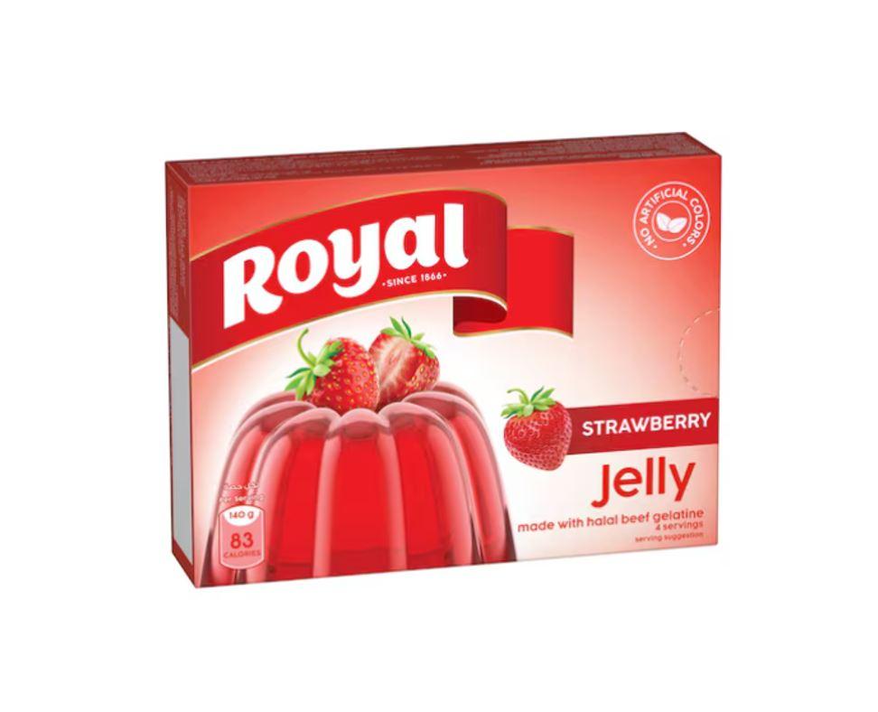 Royal Strawberry Flavour Jelly - 85g