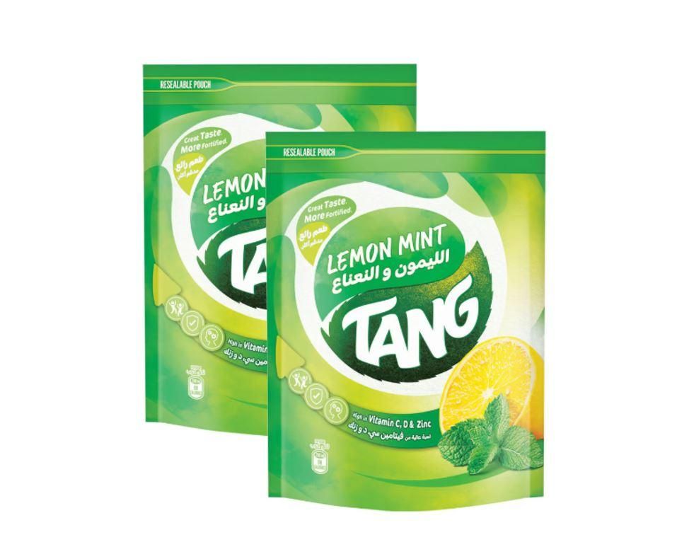 Tang Lemon and Mint Flavoured Drinking Powder - 375g (Pack of 2)