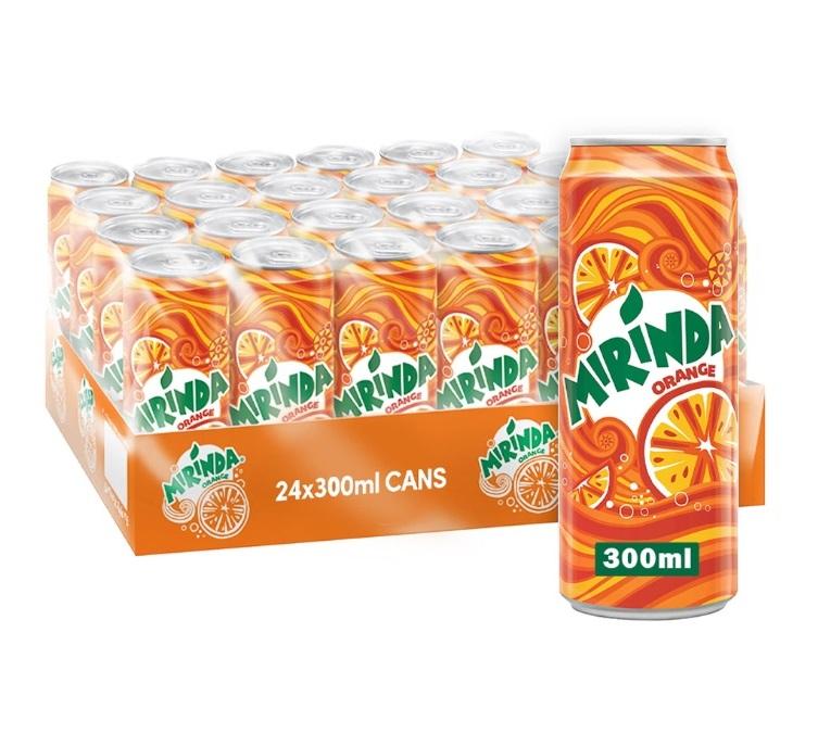 Mirinda Orange, Can - 300 ml x 24