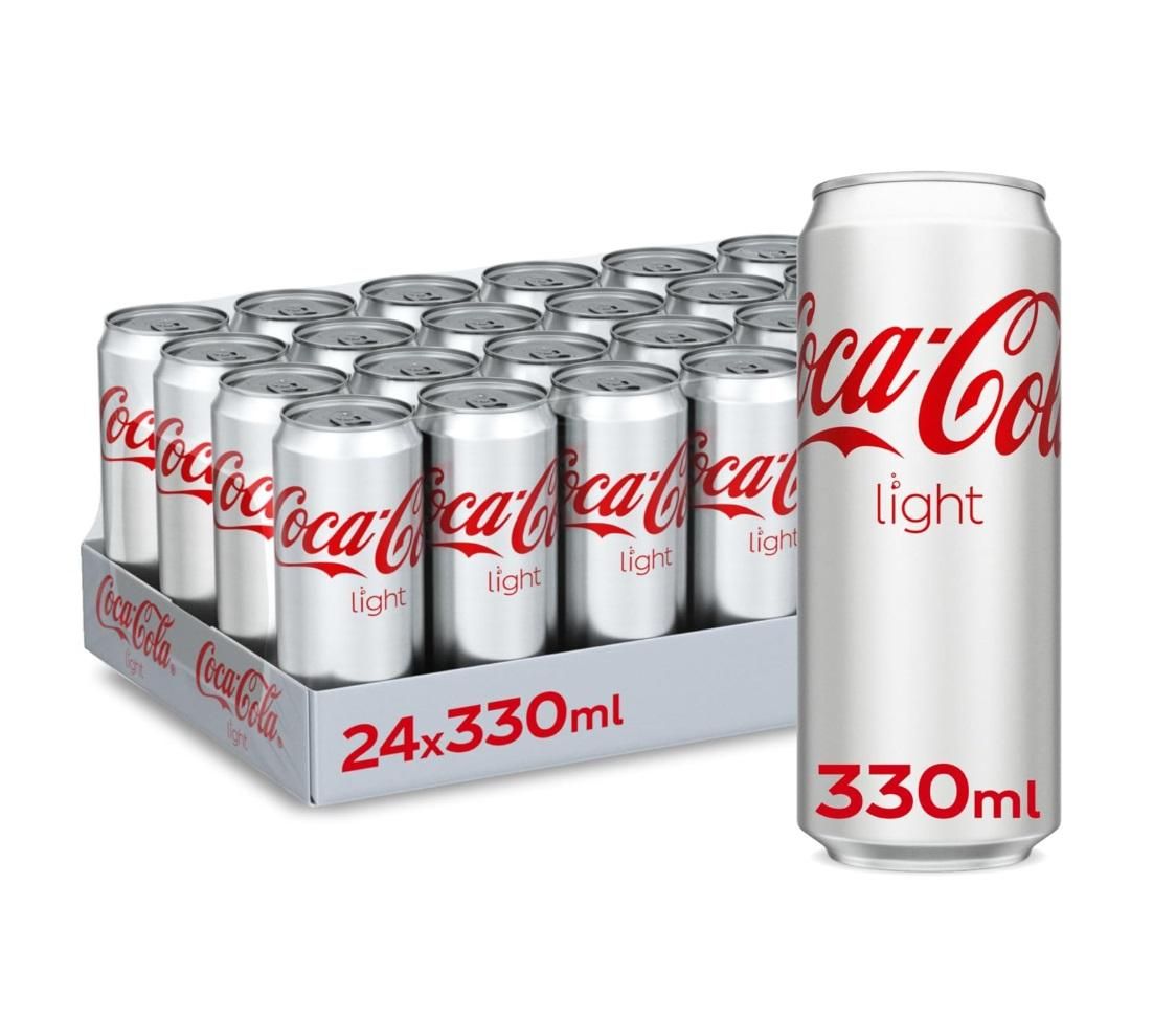 Coca-Cola Light, Can - 330 ml x 24