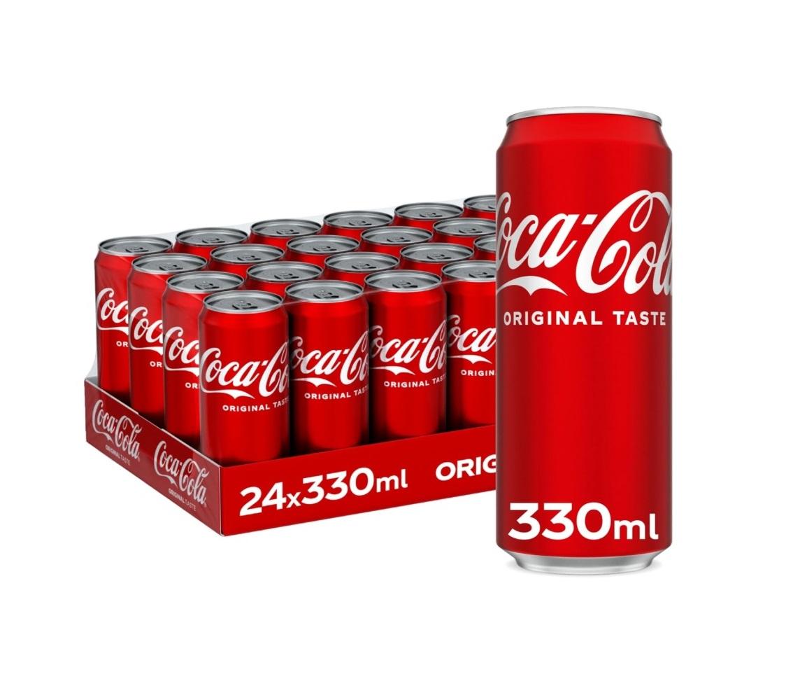 Coca-Cola Regular, Can - 330 ml x 24