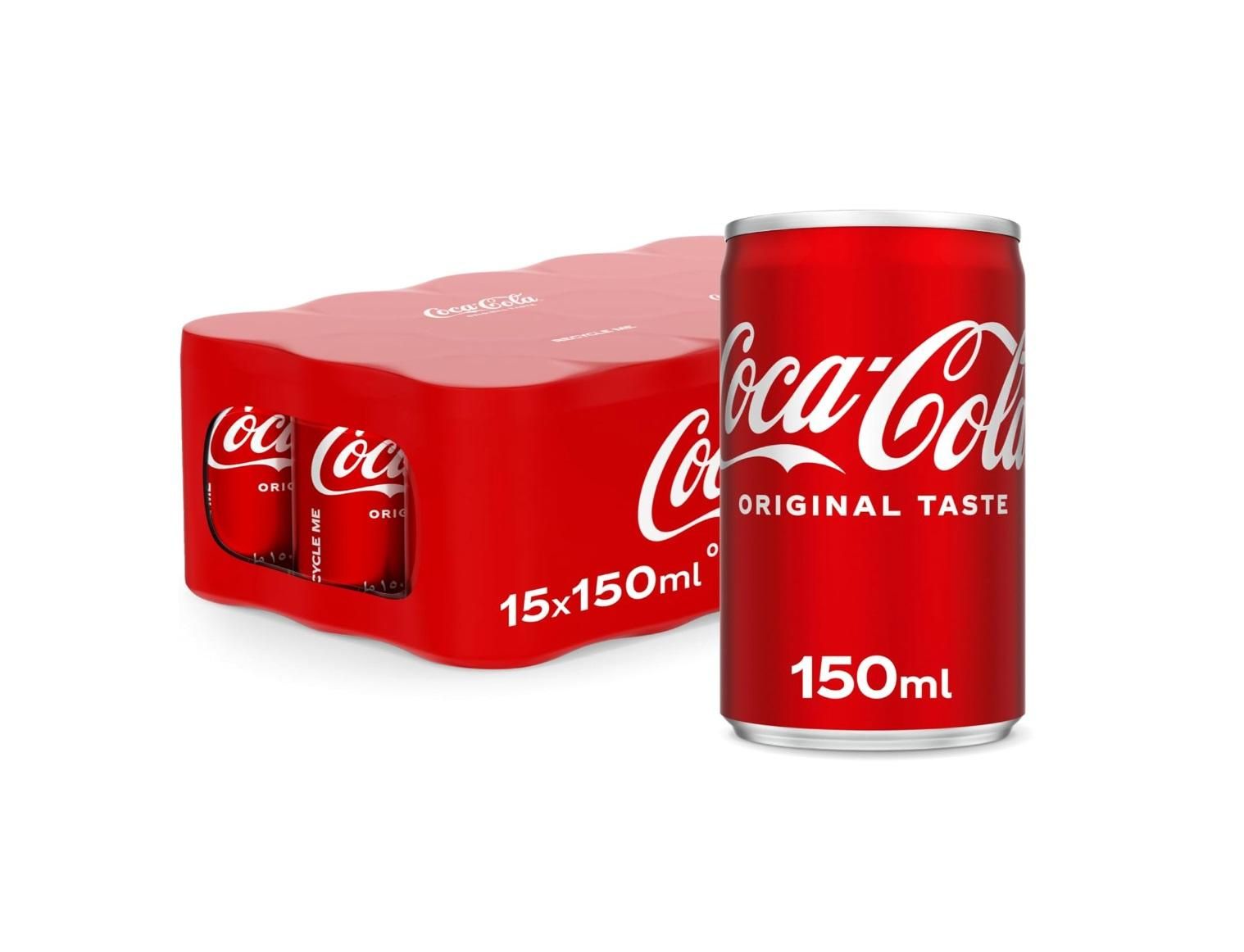 Coca-Cola Regular, Can - 150 ml x 15