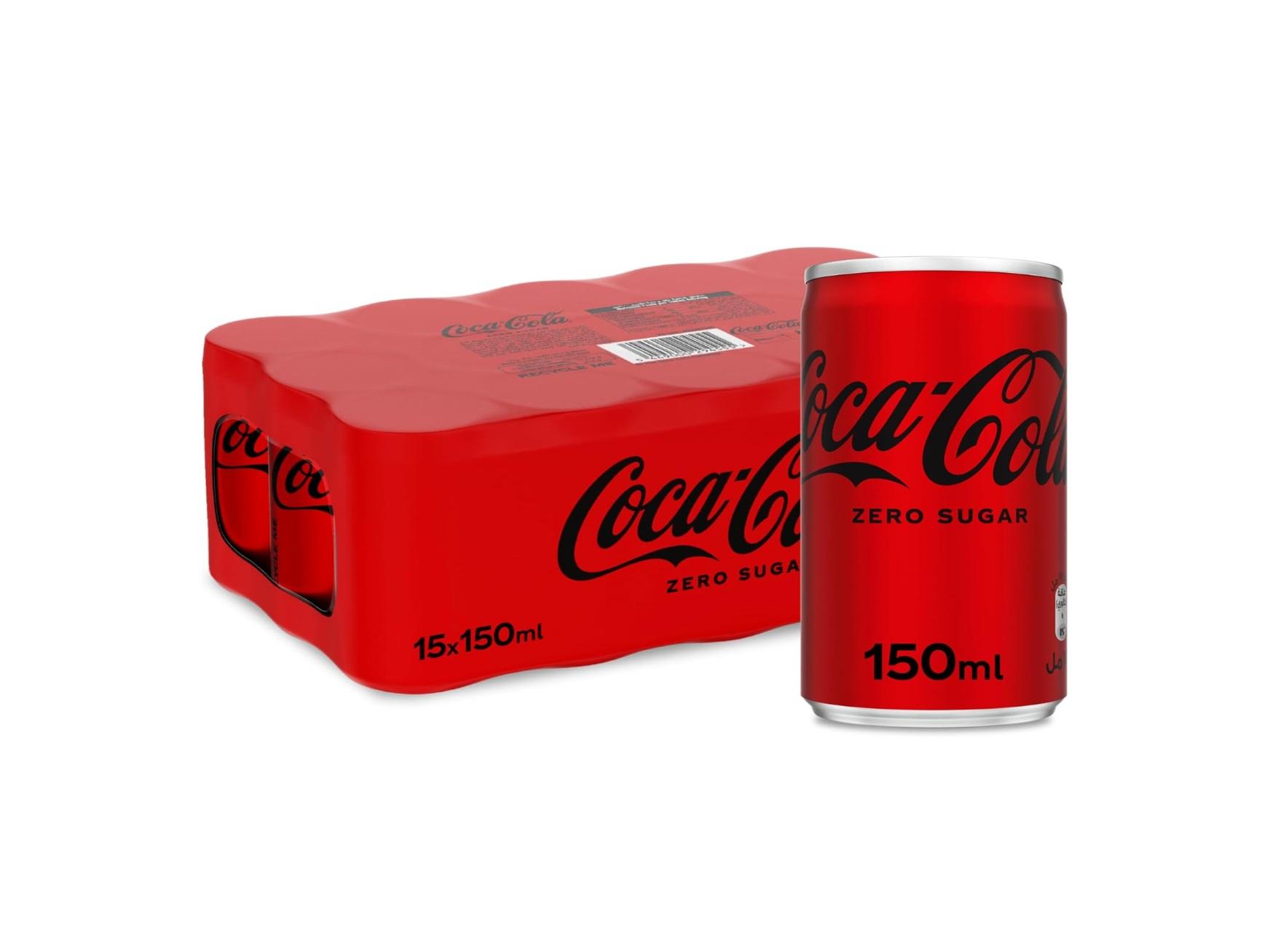 Coca-Cola Zero, Can - 150 ml x 15