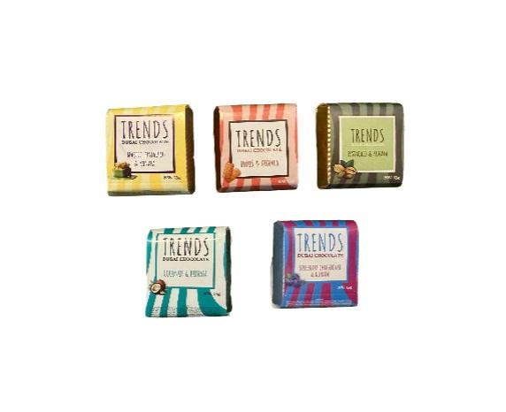 Trends Dubai Chocolate, Assorted Flavours - 13g (Pack of 5)