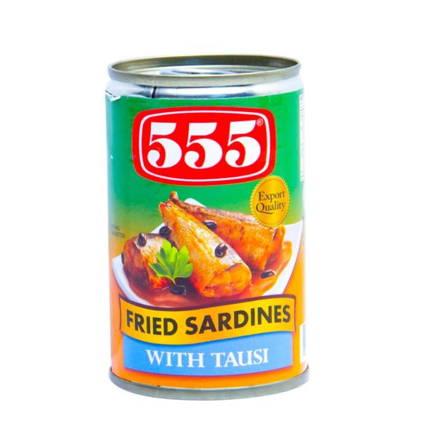 555 Fried Sardines, Tausi - 155g