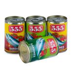 555 Sardines, Assorted Value Pack - 155g x 4