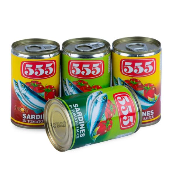 555 Sardines, Assorted Value Pack - 155g x 4