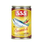 555 Sardines in Oil, Spanish Style - 155g