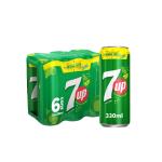 7Up Regular, Can - 330 ml x 6