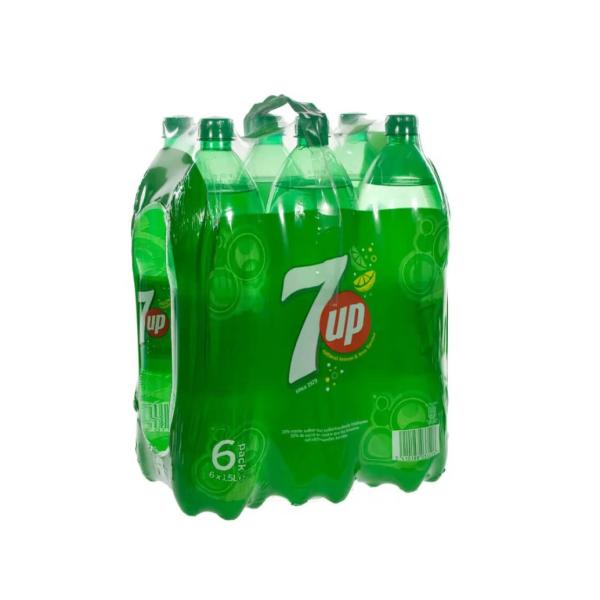 7Up Regular, PET Bottle - 1.5 Liter x 6