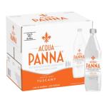 Acqua Panna Mineral Water, Plastic Bottles - 1 Liter x 12