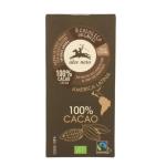 Alce Nero Organic Extra Dark Chocolate 100% Cocoa - 50g