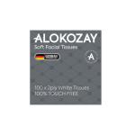 Alokozay Facial Tissue, 2 Ply, Boutique - 100 Sheets