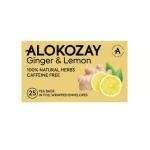 Alokozay Ginger Lemon Tea, Heat Seal Sachets - 25 bags