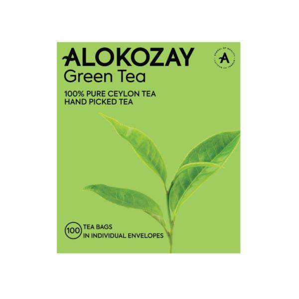 Alokozay Green Tea, Envelop - 100 bags