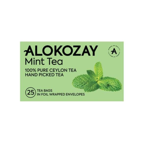 Alokozay Mint Tea, Heat Seal Sachets - 25 bags