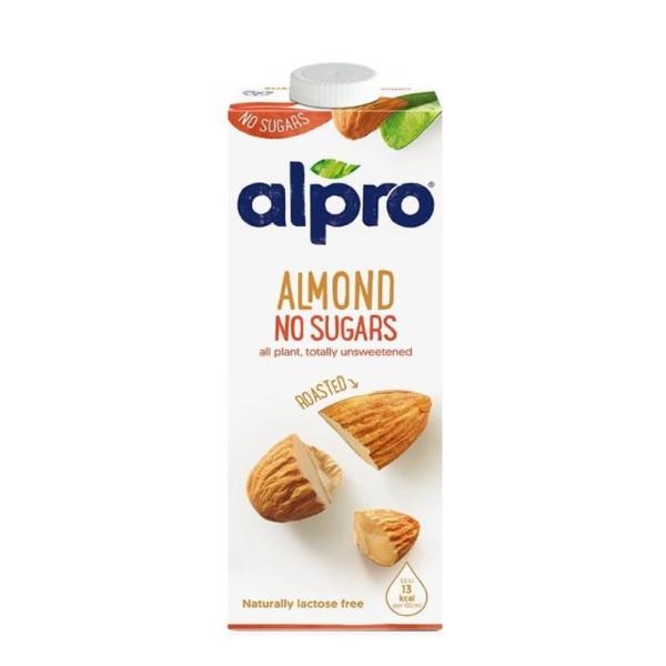 Alpro Almond Milk Drink, No Sugar - 1 Liter