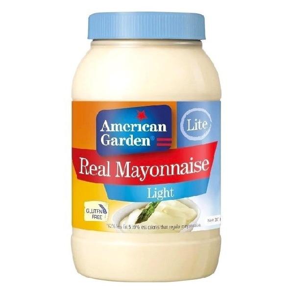 American Garden Lite Mayonnaise - 30 oz