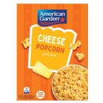 American Garden Microwave Popcorn, Cheese - 3.2 oz x 3