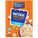 American Garden Microwave Popcorn, Light - 3.2 oz x 3