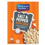 American Garden Microwave Popcorn, Sea Salt - 3.2 oz x 3