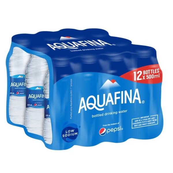 Aquafina Bottled Drinking Water - 500 ml x 12