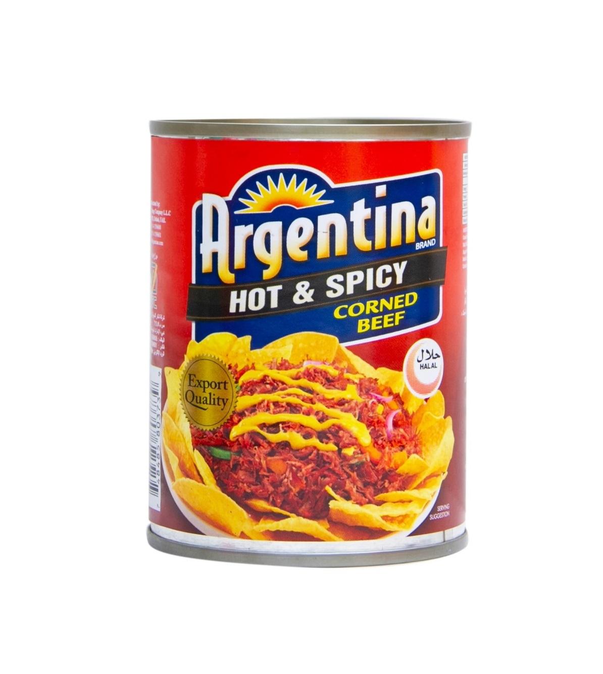 Argentina Corned Beef, Hot & Spicy - 260g