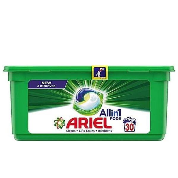 Ariel All in 1 Pods, Washing Liquid Capsules Original Scent - 30 Count Pods