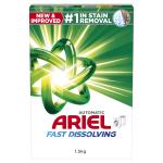 Ariel Fast Dissolving Laundry Detergent Powder, Green - 1.5 kg