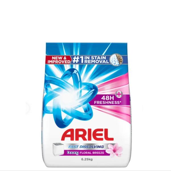 Ariel Fast Dissolving Laundry Detergent Powder, with Floral Breeze - 6.5 kg