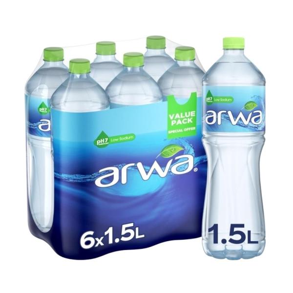 Arwa Drinking Water - 1.5 Liter x 6