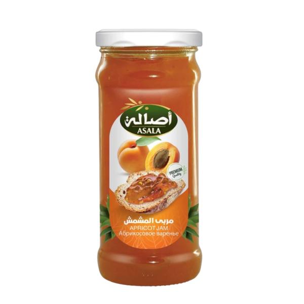 Asala Apricot Jam, Glass Bottle - 430g