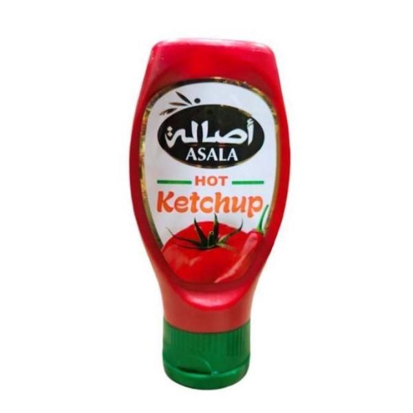 Asala Hot Tomato Ketchup, PET Bottle - 400g