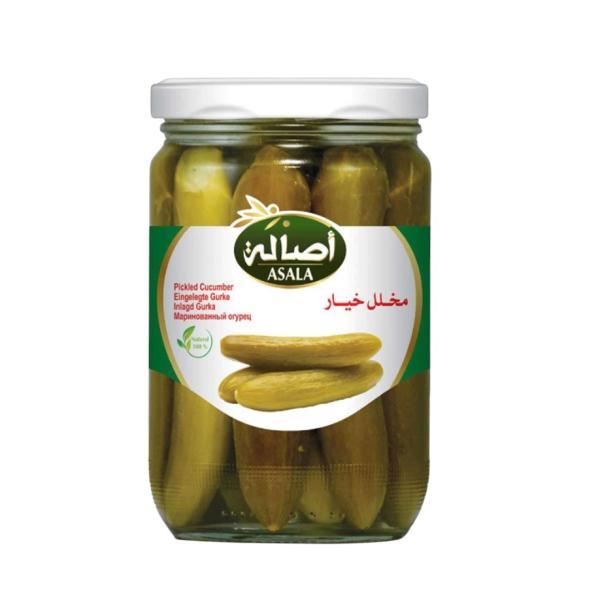Asala Pickled Cucumber, Glass Bottle - 400g